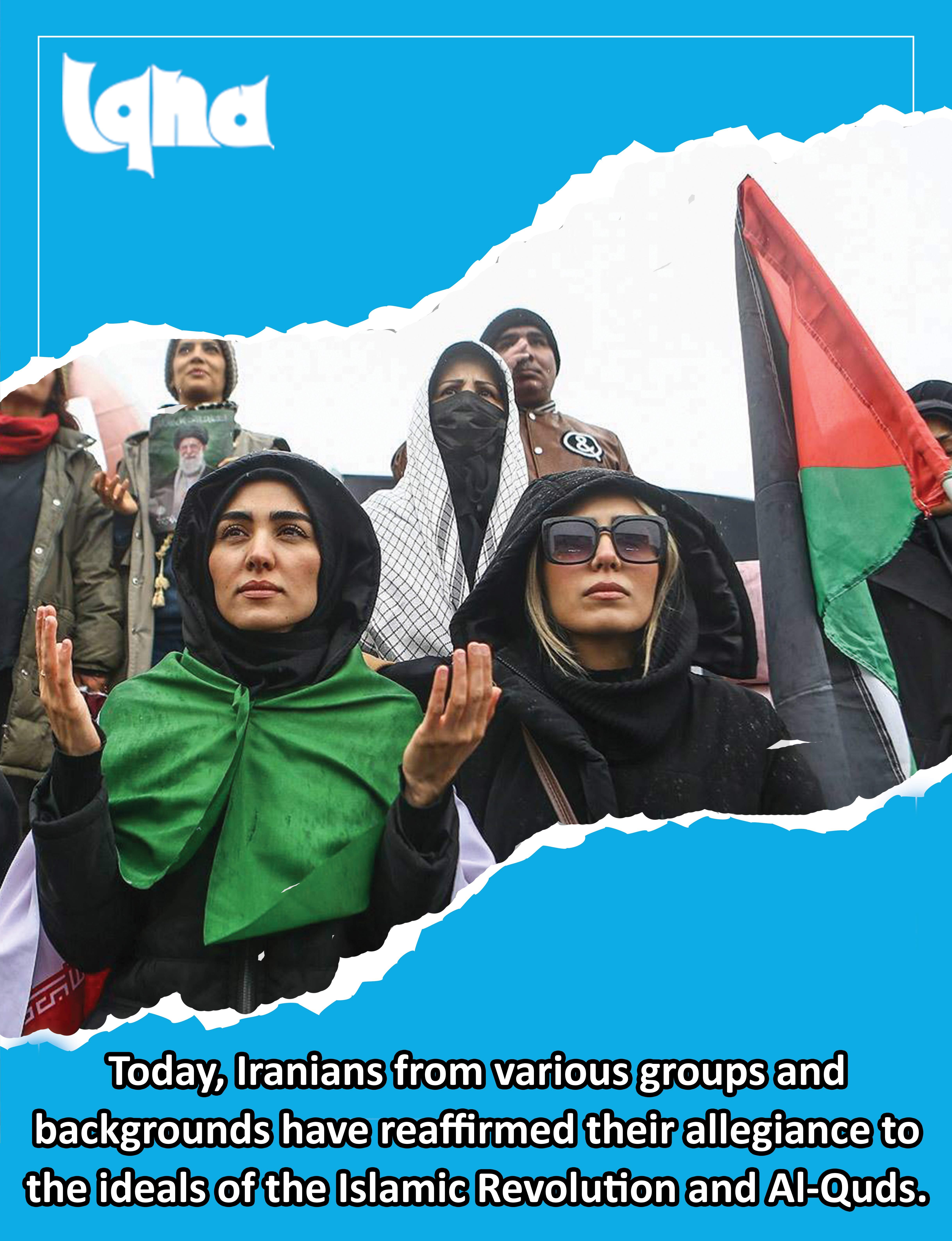 Iranians Reaffirm Allegiance to Ideals of Islamic Revolution