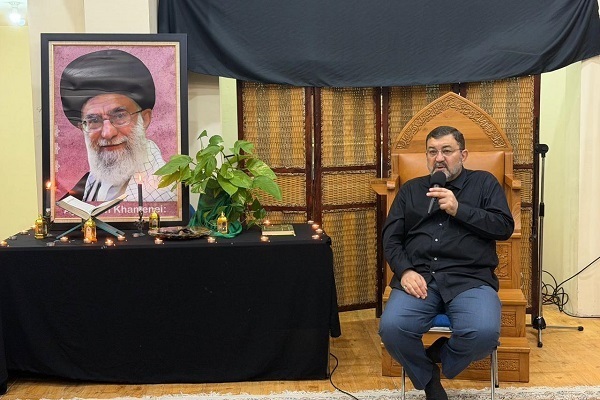 The Iranian embassy in Jakarta, Indonesia, held a mourning ceremony following the martyrdom of Leader of the Islamic Revolution Ayatollah Seyed Ali Khamenei.