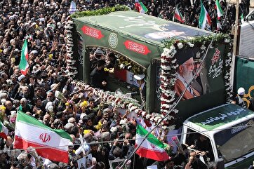 Funeral in Qom for Iran’s Martyred Commander