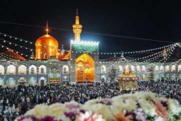 Mashhad Shrine on Eve of Imam Reza Birth Anniversary