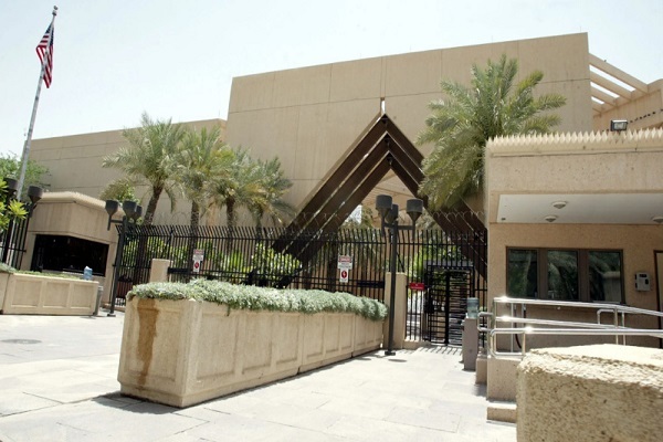 The US embassy in Saudi Arabia's capital of Riyadh