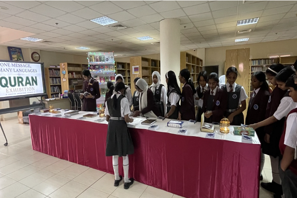 A special Quran exhibition titled “One Message, Many languages” was held in the Birla Public School in Doha, Qatar, from May 18 to 21, 2026.