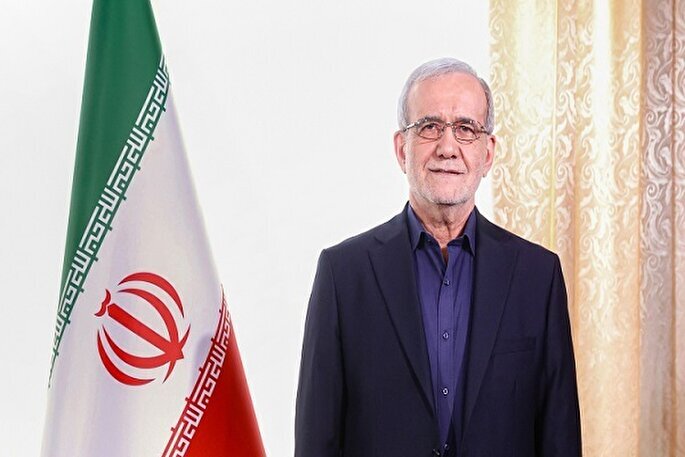 Iranian President Masoud Pezeshkian