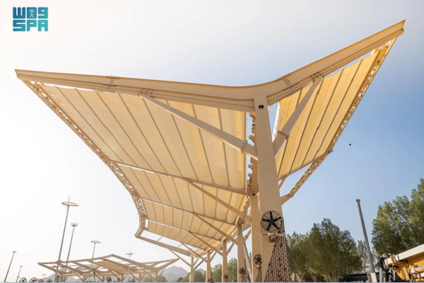 The second phase of a shading and cooling project at Mount Arafat has finished