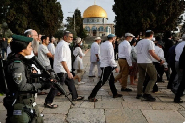 Illegal Israeli settlements in Al-Aqsa Mosque
