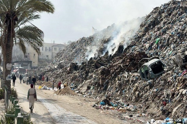 Destruction resulting from Israeli attacks in Gaza