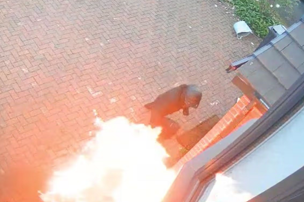 An imam's house in Bolton, England, was firebombed.