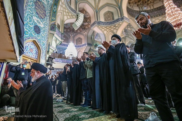 Mourning processions at the mausoleum of Hazrat Abdul Azim Hassani (AS) in south Tehran