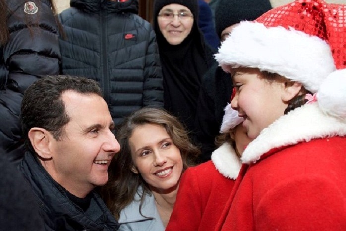 Navidad en Siria: el presidente sirio y su esposa visitaron el Convento de Saydnaya Navidad en Siria: el presidente sirio y su esposa visitaron el Convento de Saydnaya