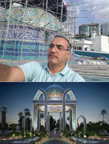 Artista iraní es el responsable de la ornamentación  del Museo de Artes de Malasia