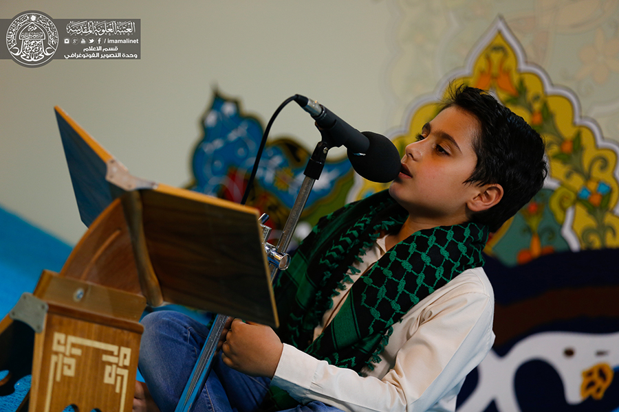 Recitación coránica de niños iraníes en Nayaf
