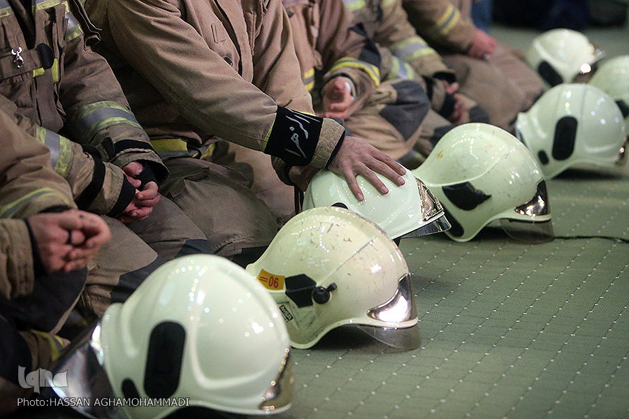 Funeral de los bomberos mártires 1