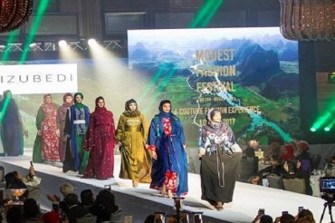 Desfile de moda islámica en Londres