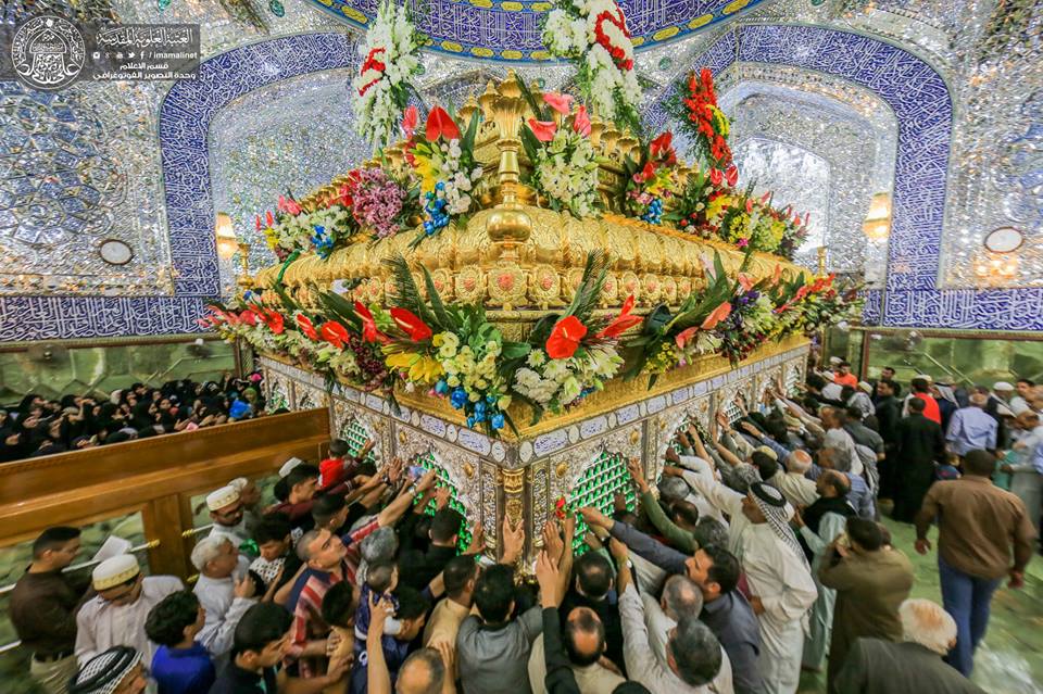 El santuario del Imam Ali (P) en el aniversario de su natalicio