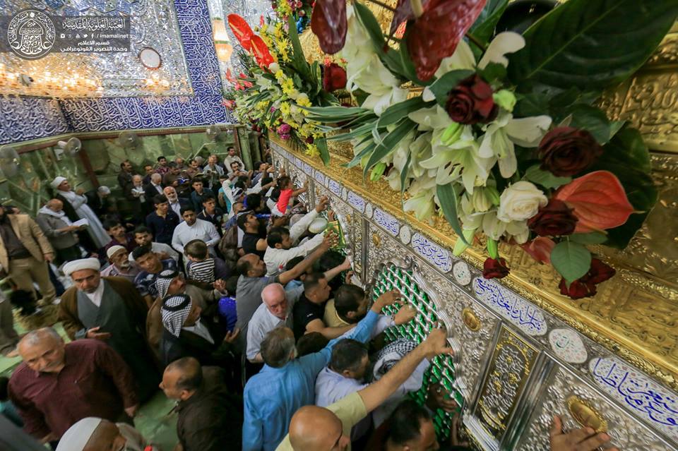 El santuario del Imam Ali (P) en el aniversario de su natalicio