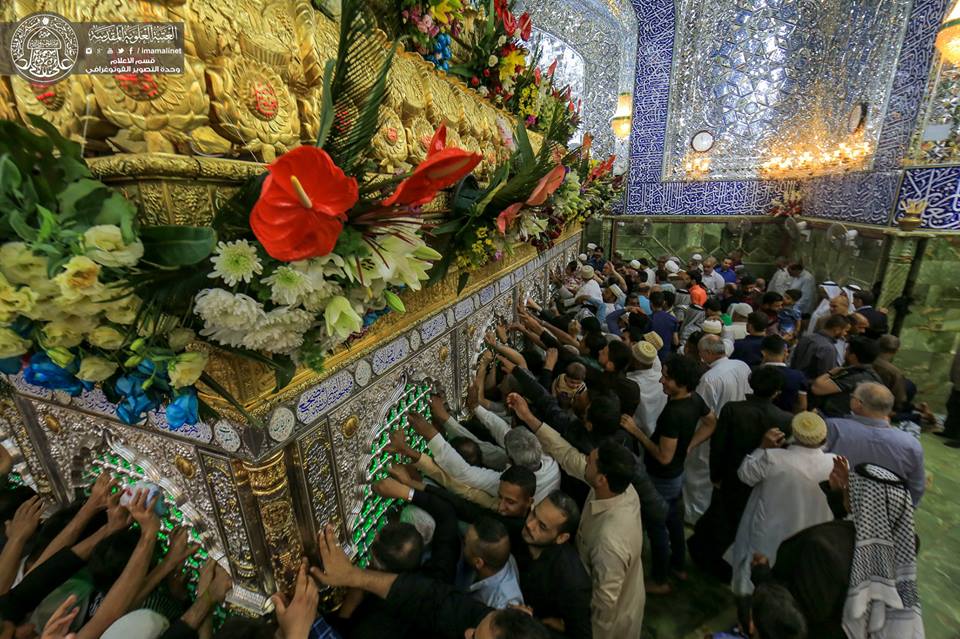 El santuario del Imam Ali (P) en el aniversario de su natalicio
