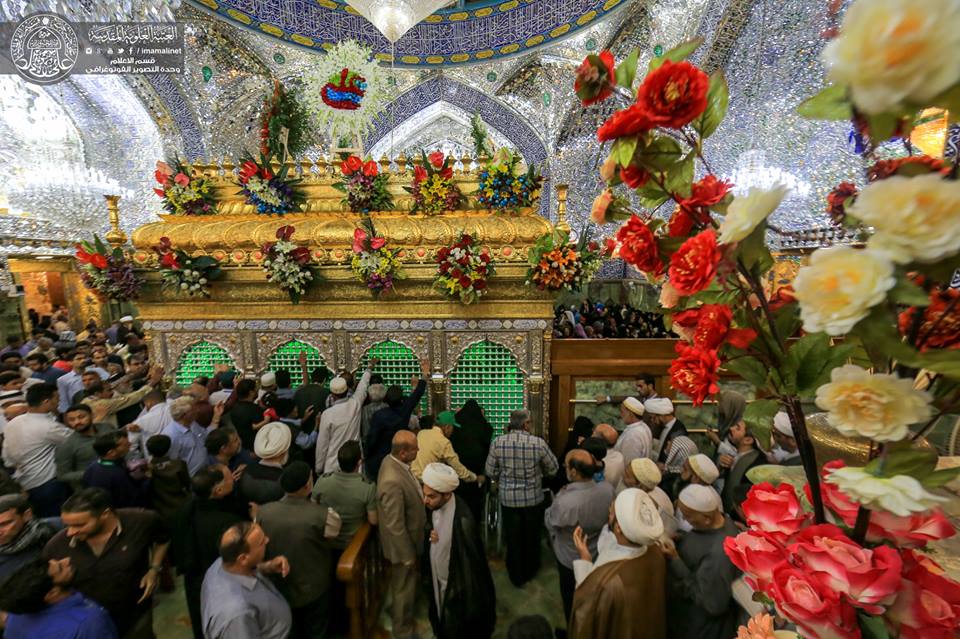 El santuario del Imam Ali (P) en el aniversario de su natalicio