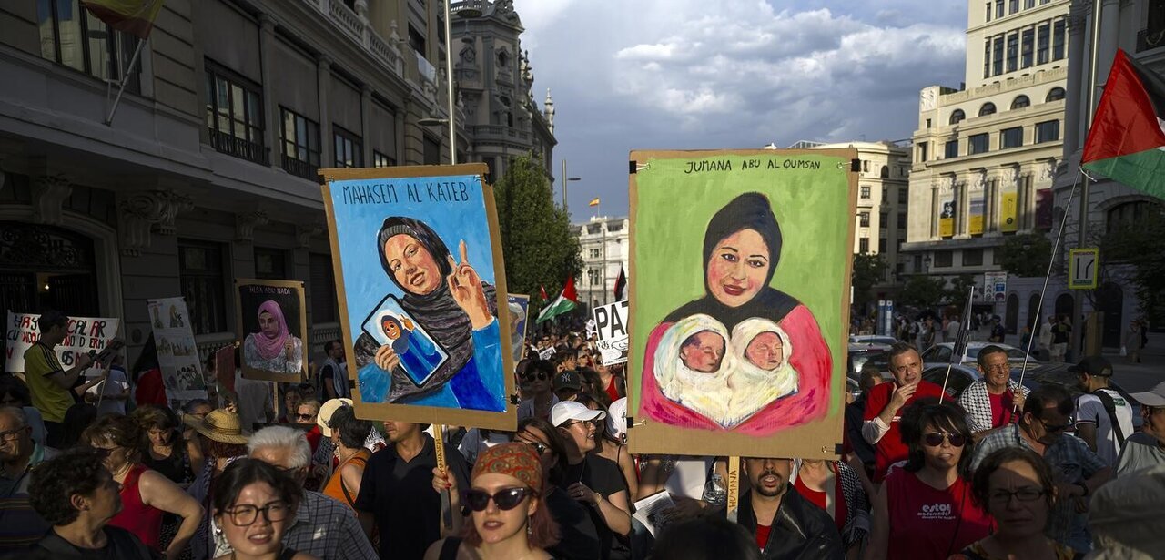 Más de 10.000 personas se manifiestan en Madrid contra los 20 meses de genocidio en Gaza