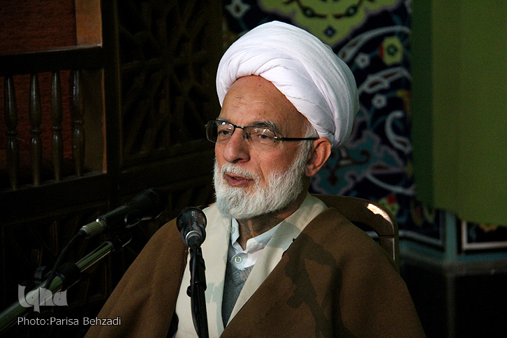 سخنرانی آیت‌الله دری نجف آبادی در جمع معترضان به اعدام آیت‌الله شیخ نمر