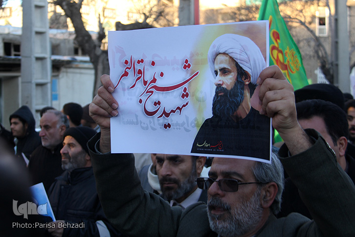 گزارش تصویری راهپیمایی مردم اراک در محکومیت اعدام شیخ باقرالنمر