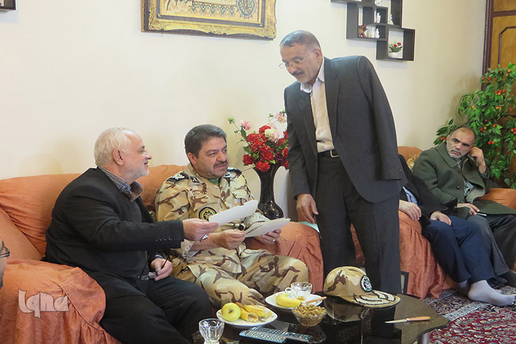 دیدار جمعی از مدیران با مصطفی آشنا، جانباز لرستانی