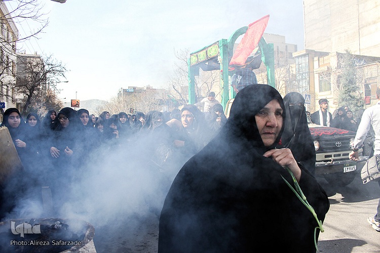 تشییع پیکرهایی بی‌نامی در دانشگاه فرهنگیان مشهد