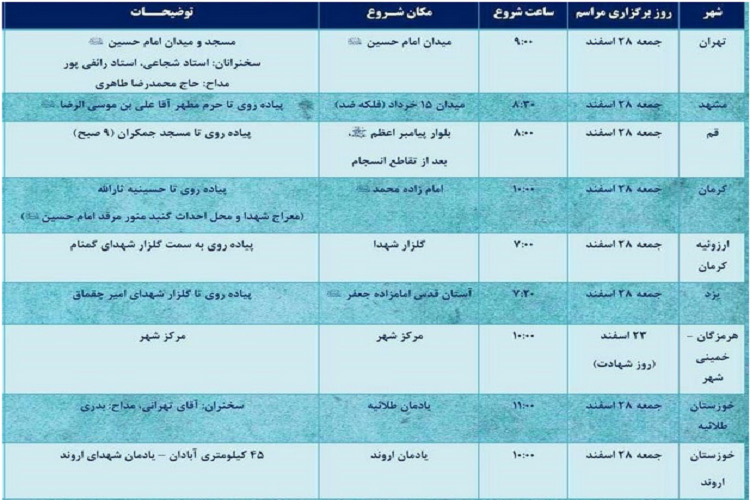 برگزاری طرح جامع «استغاثه» برای ظهور امام زمان(عج)+ جدول زمانبندی شهرهای ایران و دنیا