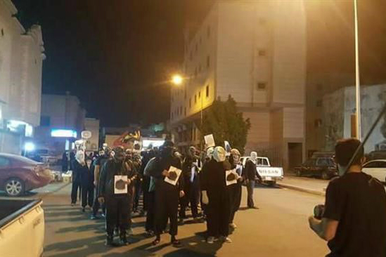 تظاهرات شیعیان در عوامیه عربستان