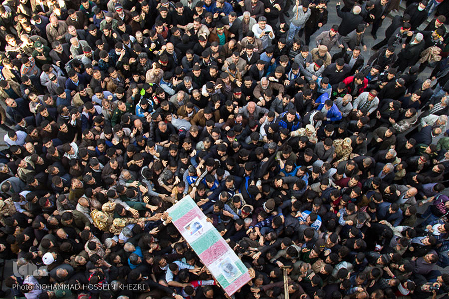 تشییع پیکر شهید مدافع حرم، حجت‌الله اسدی