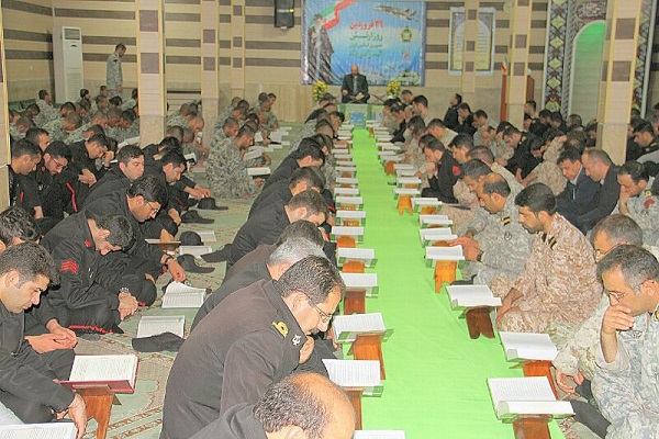 طنین‌اندازی قرآن در مرکز آموزش تفنگداران منجیل