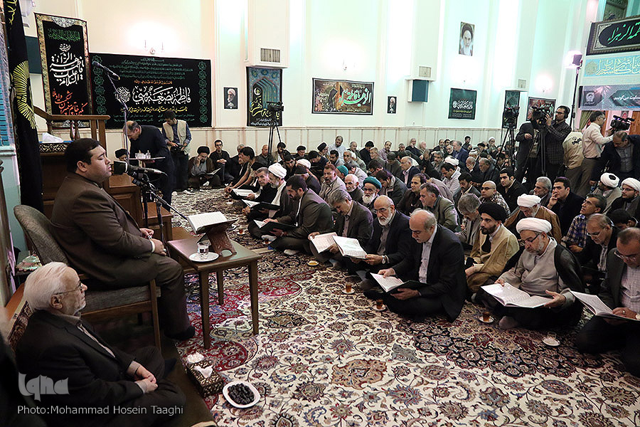 مراسم چهلمین روز درگذشت آیت‌الله طبسی برگزار شد