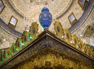 نصب آخرین قطعه از ضریح جدید حضرت عباس(ع) + عکس