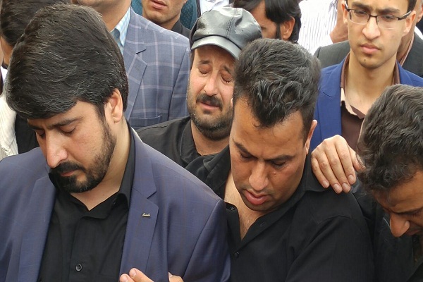 پدر شهید حسن دانش به وصال فرزندش رسید