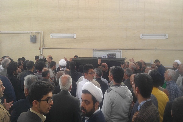پدر شهید حسن دانش به وصال فرزندش رسید