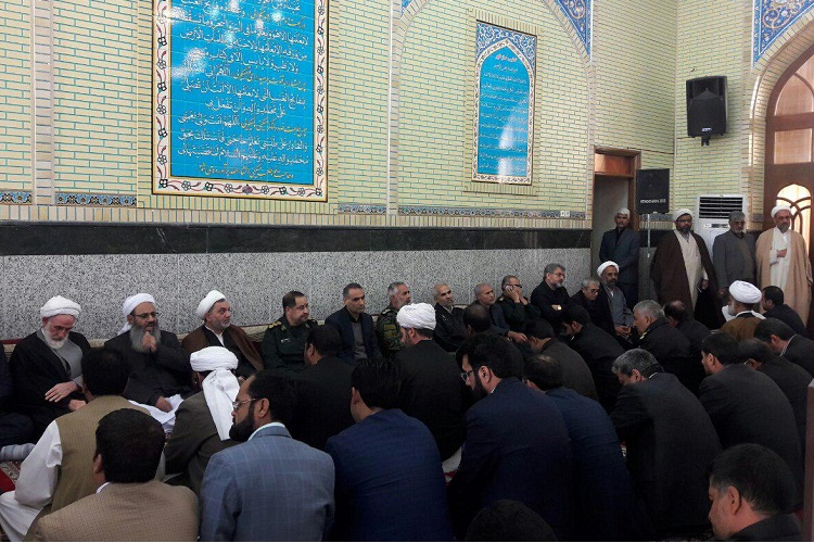 بزرگداشت رحلت آیت‌الله هاشمی رفسنجانی در مسجد جامع زاهدان + عکس