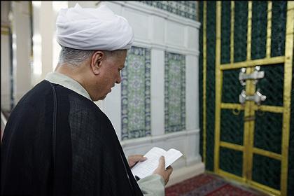 تصاويري از مرحوم آيت‌الله هاشمی رفسنجانی در مكه و مدينه