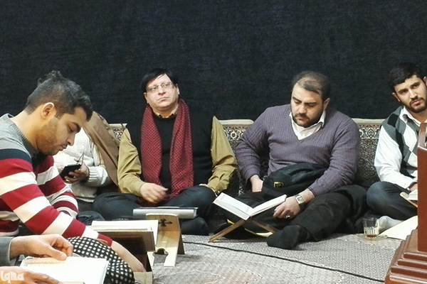 سومین جلسه دور پنجم مقدمانی جشنواره تلاوتهای مجلسی در حسینیه بیت الحسین(ع)