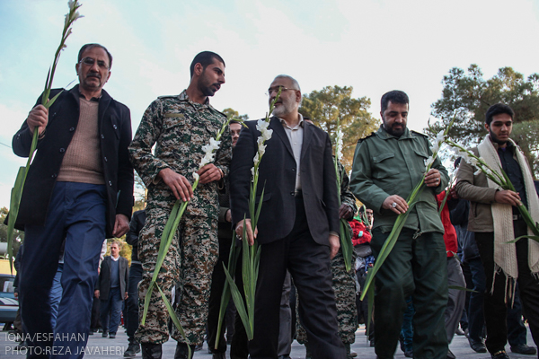 مراسم بزرگداشت سالروز شهادت سرلشکر پاسدار شهید حاج احمد کاظمی و همرزمان