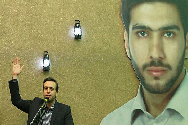 مراسم اولین سالگرد شهادت علی آقاعبداللهی+عکس
