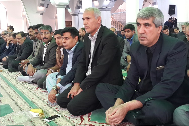 بزرگداشت رحلت آیت‌الله هاشمی رفسنجانی در دانشگاه آزاد زاهدان + عکس