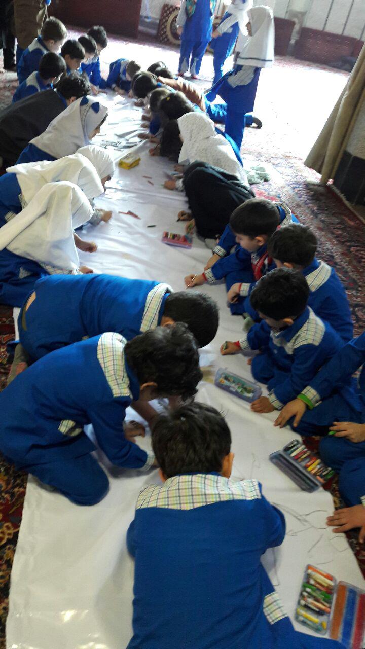 اردوی مفرح یک‌روزه کودکان پیش‌دبستانی در مسجد + عکس
