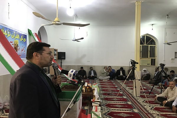 استقبال با شکوه روستائیان از گروه قرآنی اعزامی به هرمزگان