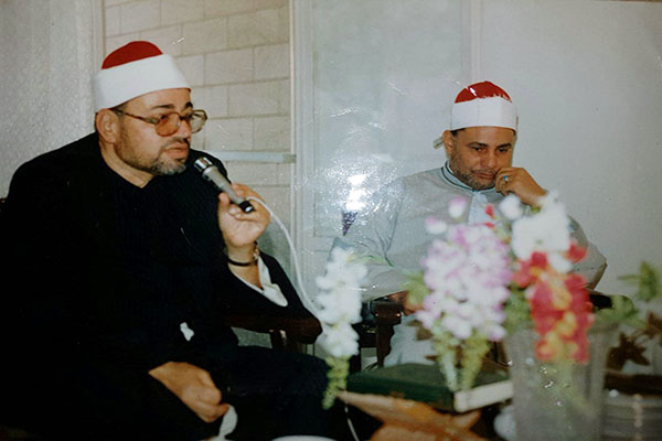 محمود منشاوی و مرحوم شعبان صیاد در ایران محمود منشاوی و مرحوم شعبان صیاد در ایران