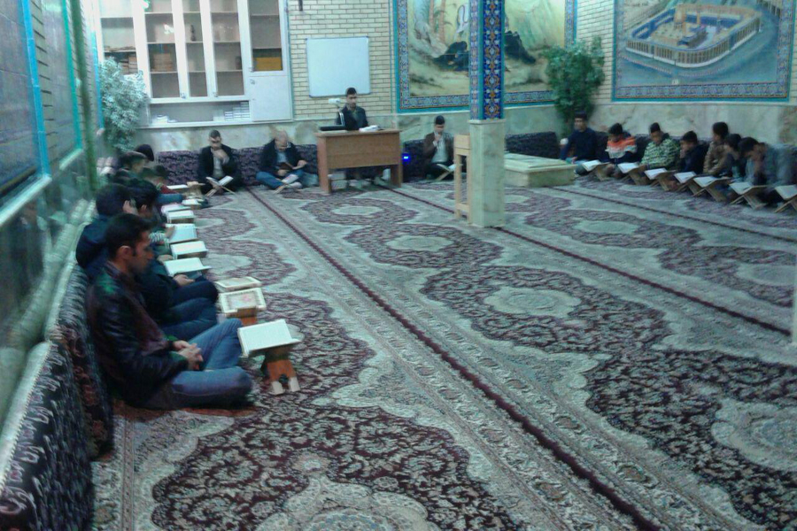 برگزاری کرسی تلاوت قرآن در مسجد دولتشاهی خرم‌آباد