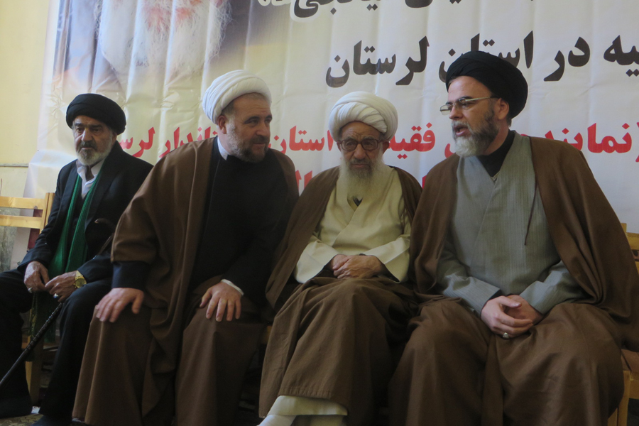 برگزاری مراسم ترحیم و بزرگداشت آیت‌الله میانجی در خرم‎آباد + عکس