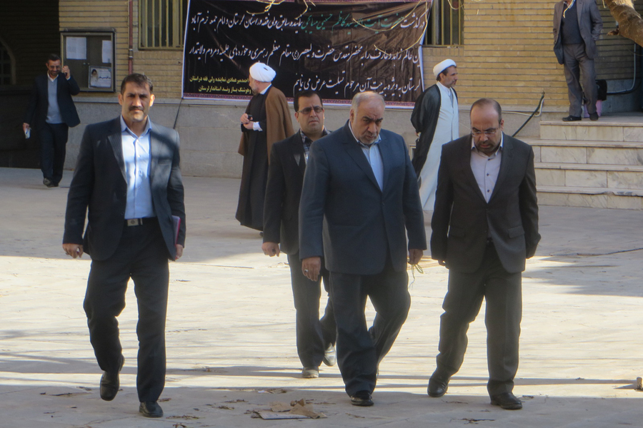 برگزاری مراسم ترحیم و بزرگداشت آیت‌الله میانجی در خرم‎آباد + عکس