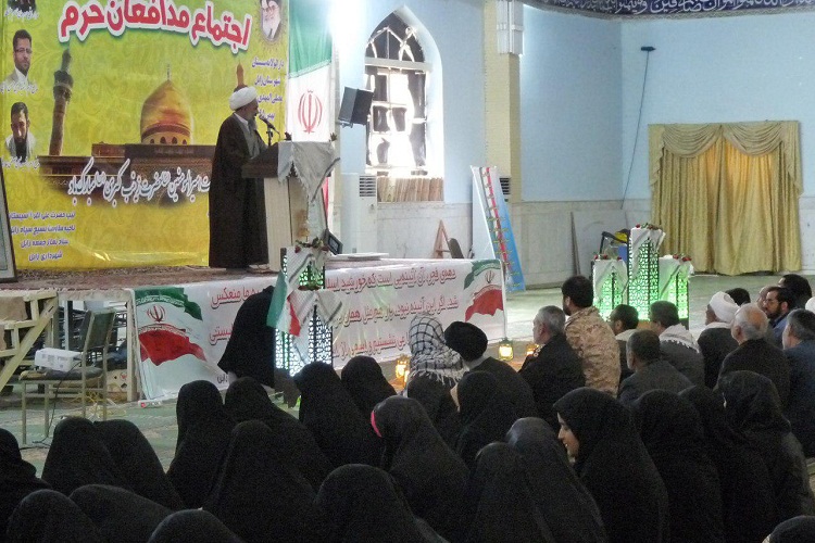 تصاویری از اجتماع مدافعان حرم در زابل
