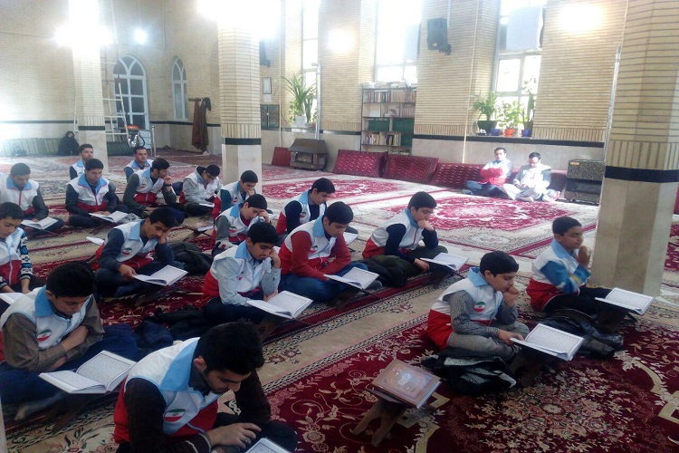 هلال احمر ابهر مسابقات قرائت قرآن کریم برگزار کرد