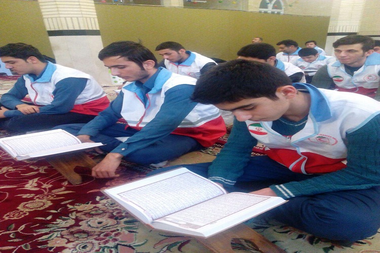 هلال احمر ابهر مسابقات قرائت قرآن کریم برگزار کرد