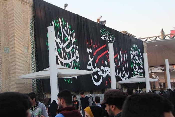 حرم امیرالمومنین علی(ع) سیاهپوش شد + تصاویر